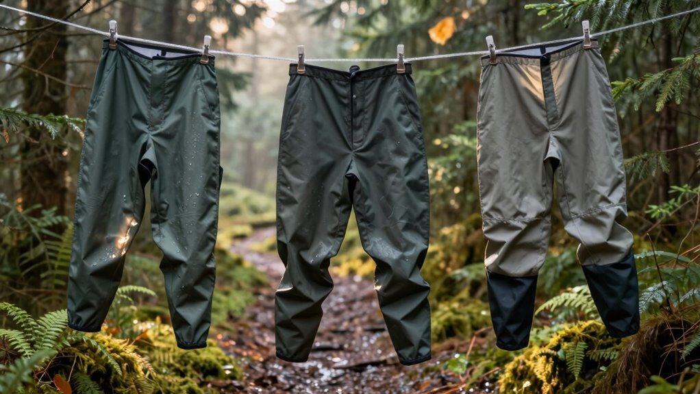 top three hiking rainpants