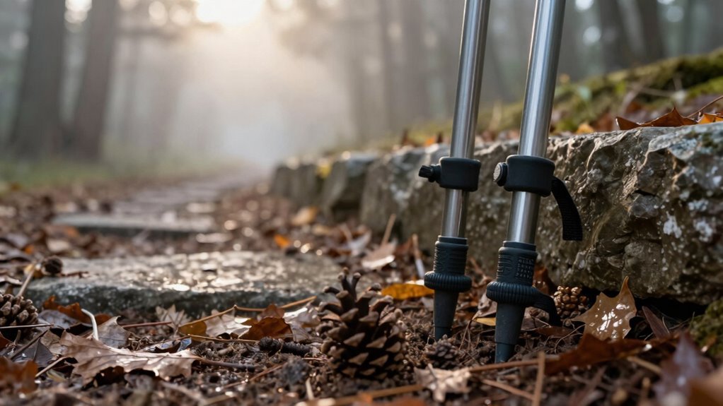 trekking poles improve balance