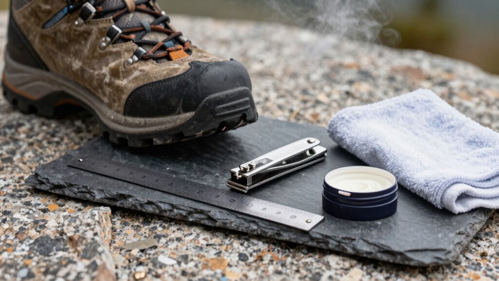 trim nails straight across