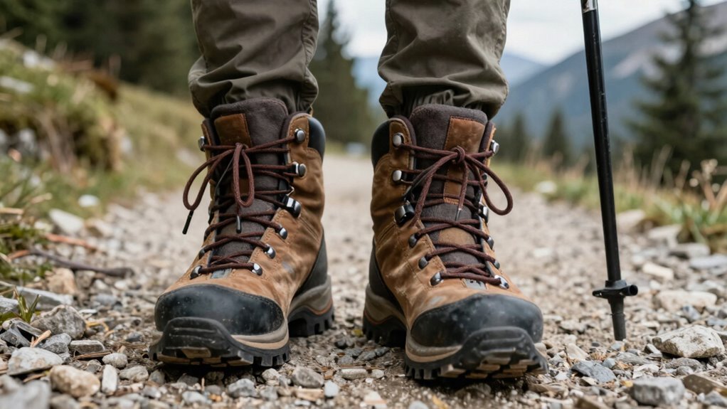 using hiking boots correctly