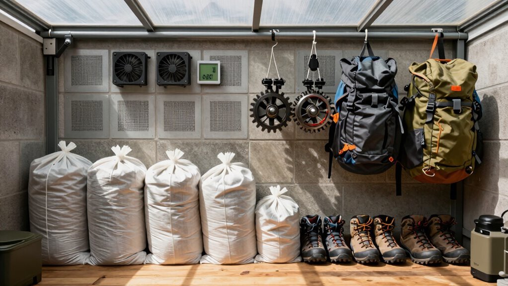 ventilate storage prevent mold