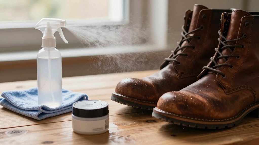 waterproof boots in layers