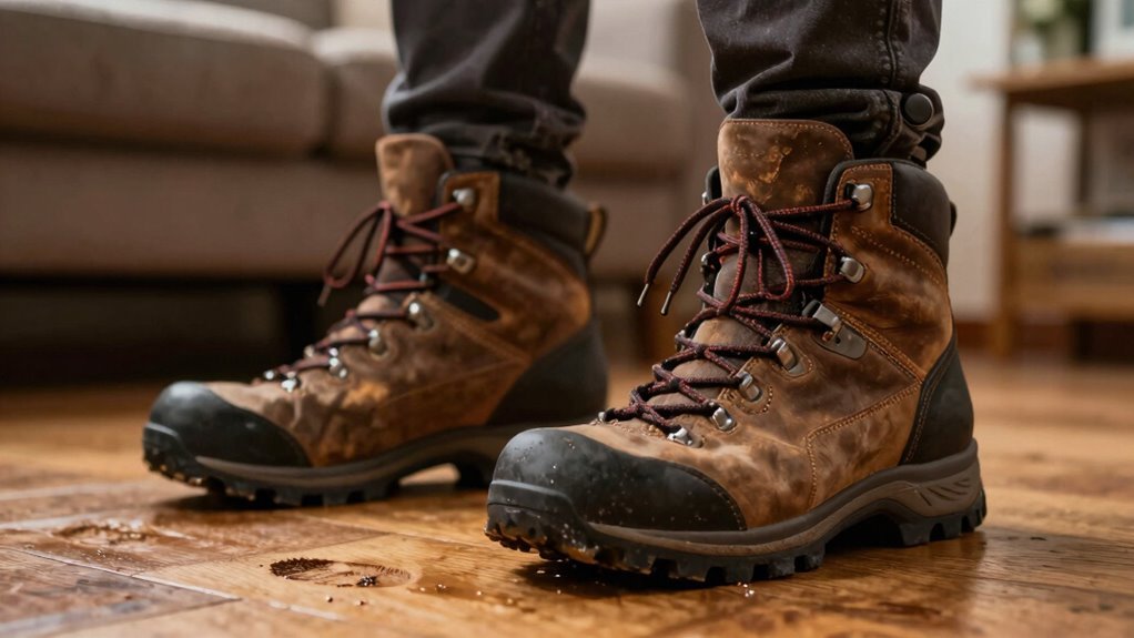 wear boots around house