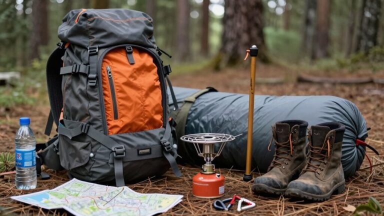 weekend backpacking trip packing