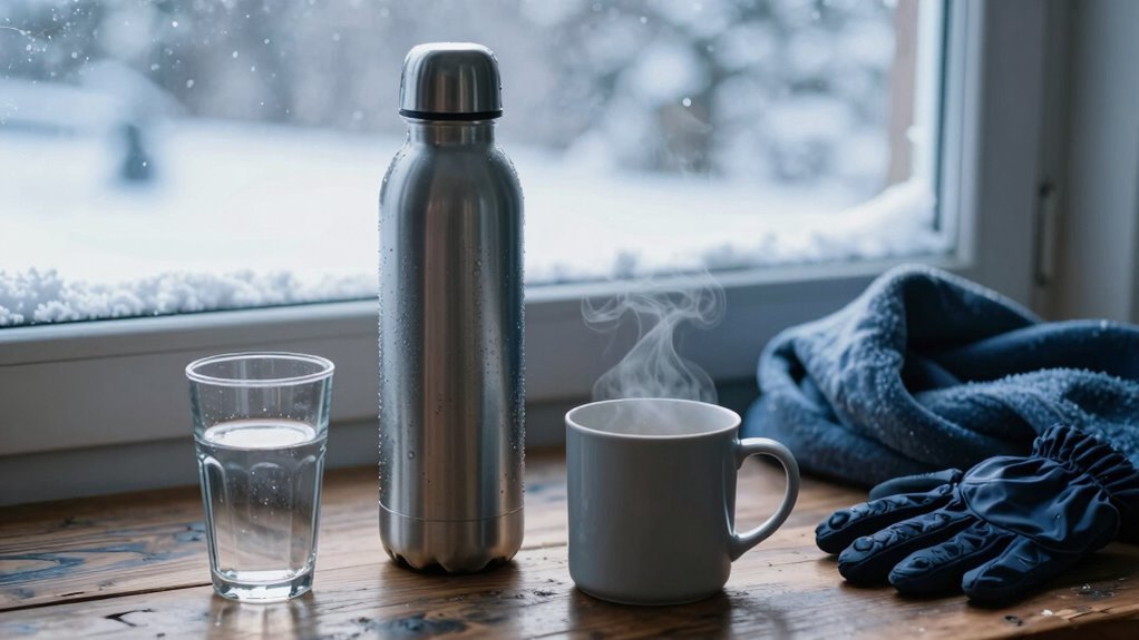winter dehydration despite thirst